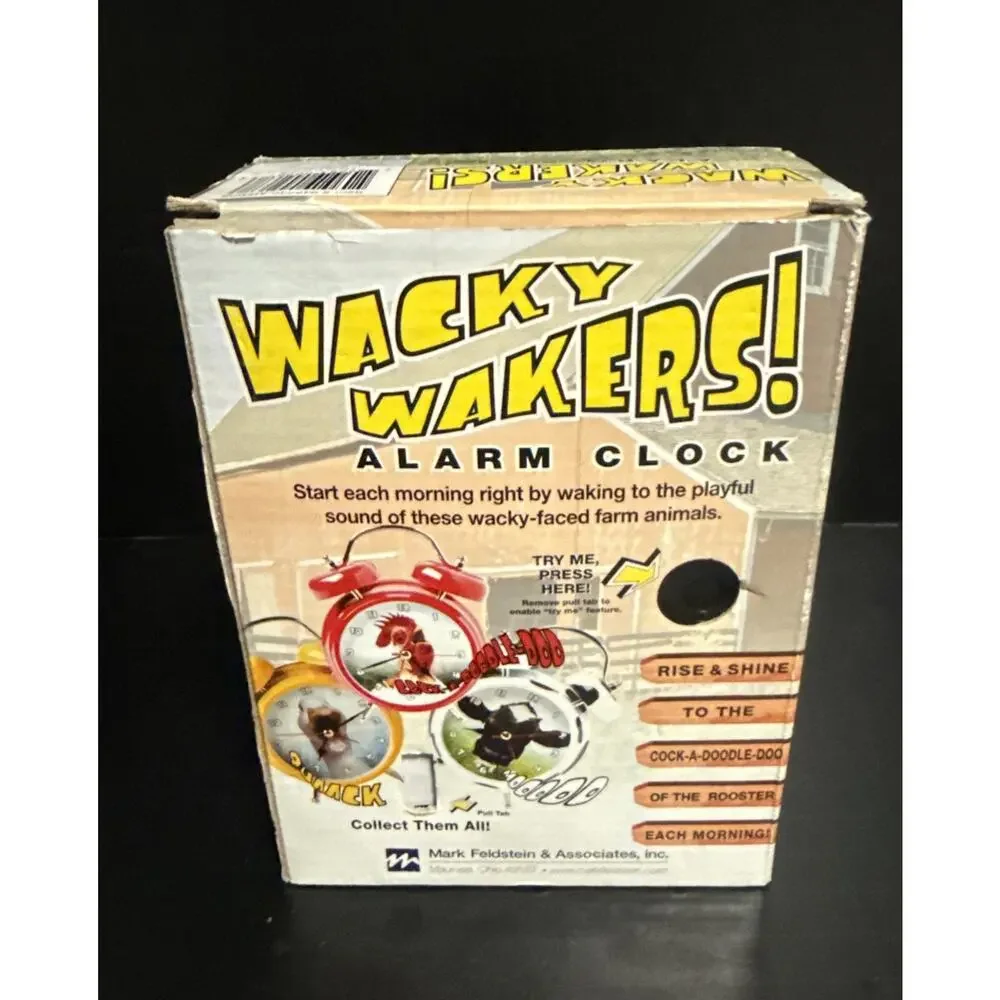 Wacky Wakers Wake Up With The Sound of A Rooster Alarm Clock Cock A Doodle Doo